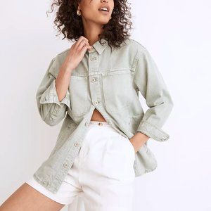 Denim Ames Oversized Shirt-Jacket: Garment-Dyed Edition